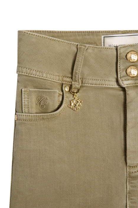 (Holland Cooper) Contour Skinny Jean - Washed Sage (Women's)
