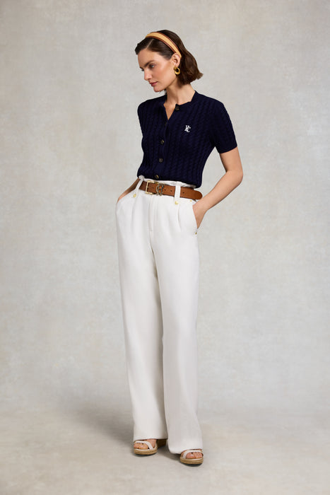 (Holland Cooper) Cotswold Short Sleeve Cardigan (Women's)