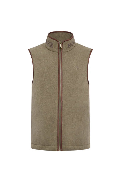(Holland Cooper) Country Fleece Gilet - Dusty Khaki (Men's)
