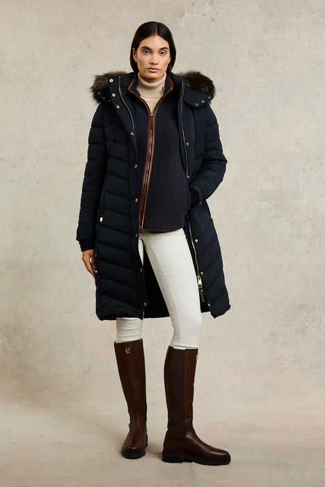 (Holland Cooper) Country Fleece Gilet - Ink Navy (Women's)