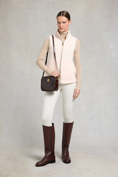 (Holland Cooper) Country Fleece Gilet - Palest Pink (Women's)