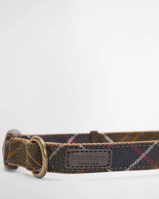 (Barbour) Tartan & Webbing Dog Collar - Classic Tartan