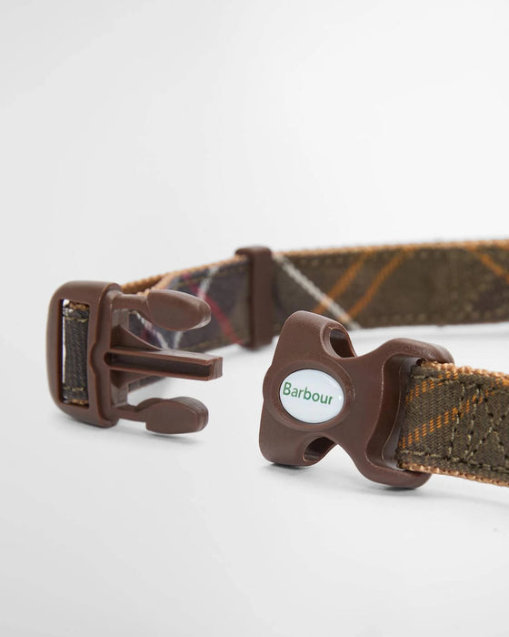 (Barbour) Tartan & Webbing Dog Collar - Classic Tartan