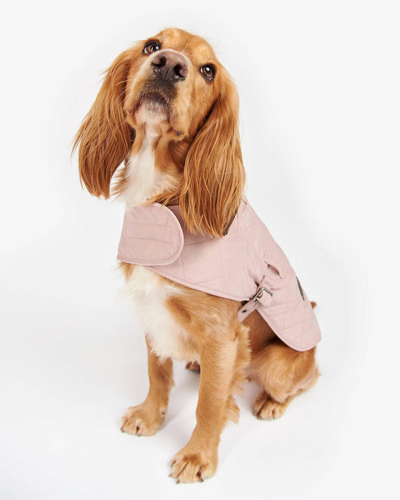 (Barbour) Quilted Dog Coat - Pink