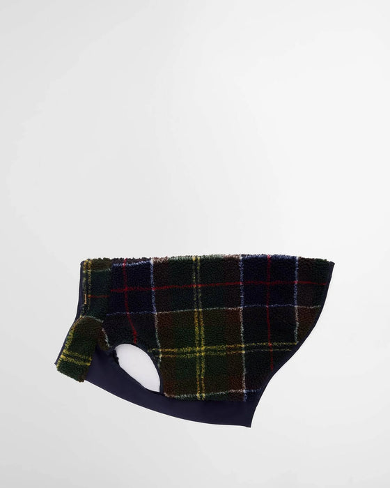 (Barbour) Field Reversible Dog Coat - Navy/Tartan