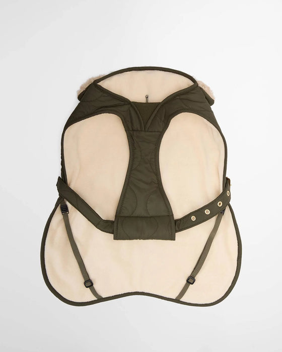 (Barbour) Beith Quilted Dog Coat - Olive