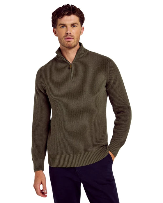 SALE - Dubarry - Portmarnock Fishermans Zip Neck (Men's)