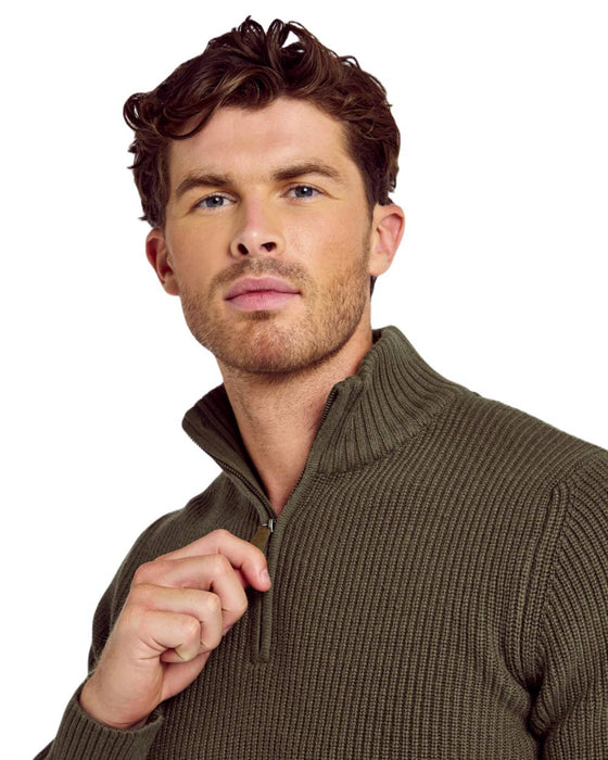 SALE - Dubarry - Portmarnock Fishermans Zip Neck (Men's)