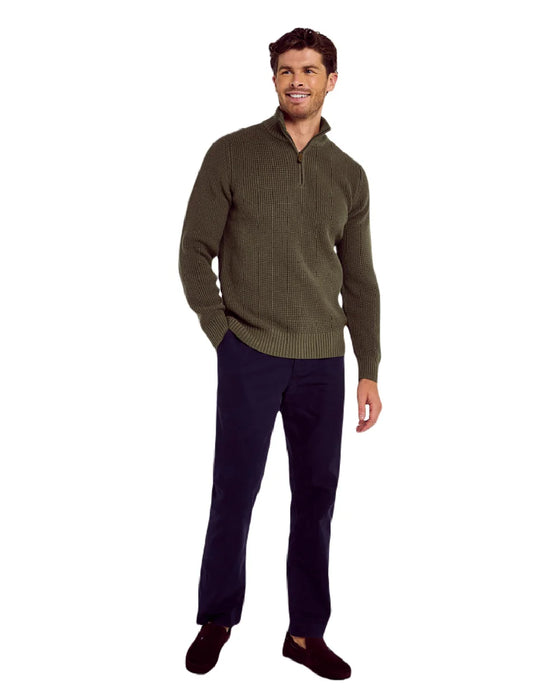 SALE - Dubarry - Portmarnock Fishermans Zip Neck (Men's)