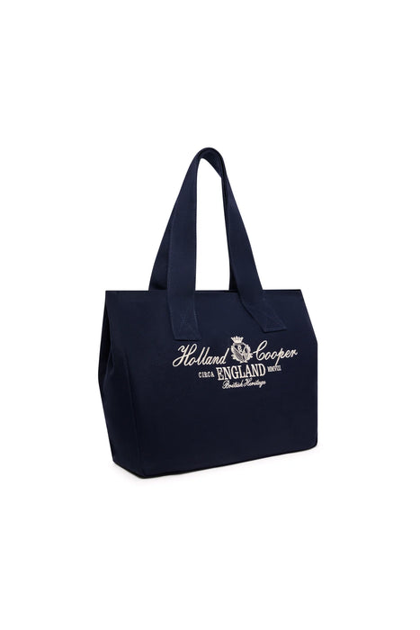 (Holland Cooper) Essential Tote Bag - Navy Ecru (Women's)