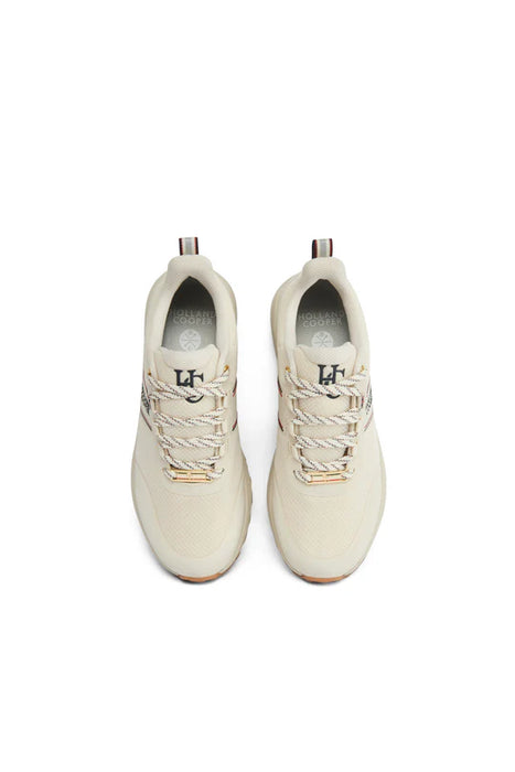 (Holland Cooper) Burghley Waterproof Trainer - Ecru (Women's)