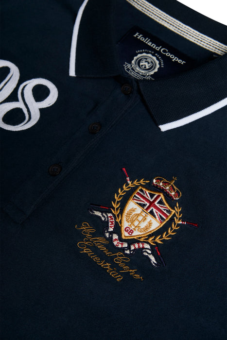 (Holland Cooper) Heritage Long Sleeve Polo Shirt (Women's)