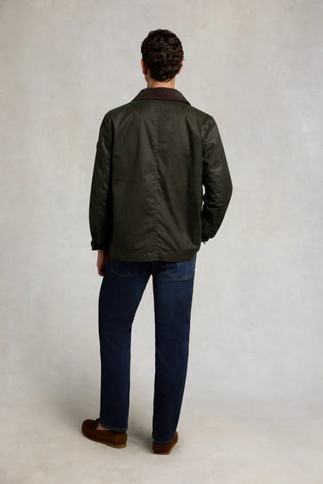 (Holland Cooper) Classic Wax Jacket - Moss (Men's)