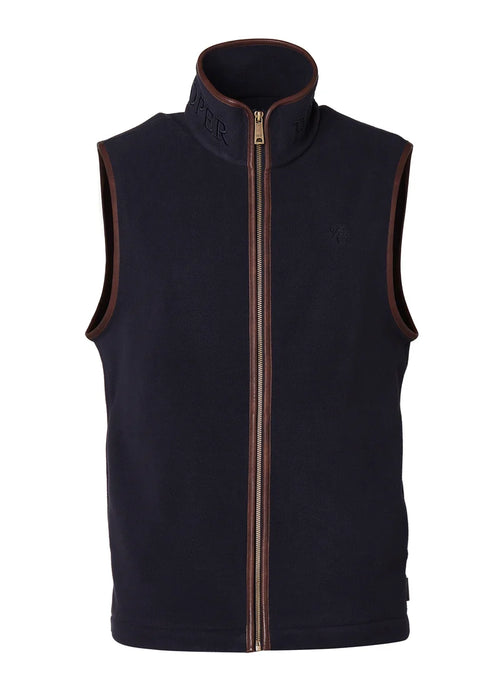 (Holland Cooper) Country Fleece Gilet - Ink Navy (Men's)