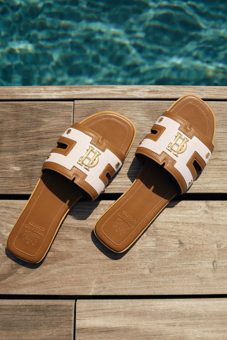 (Holland Cooper) Monogram Sliders (Women's)