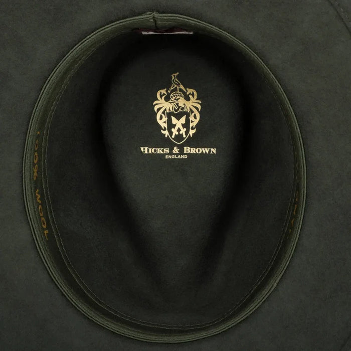 (Hicks & Brown) Suffolk Fedora, Gamebird - Olive  (Women's)