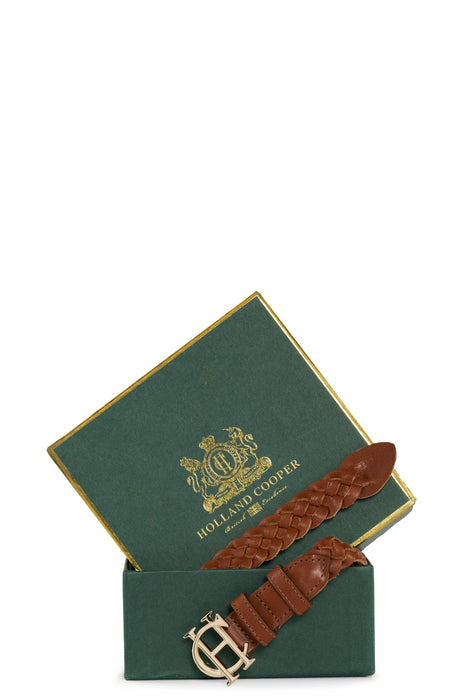 (Holland Cooper) Plaited Slim Belt (Women's)