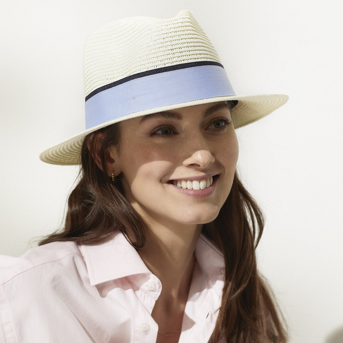 (Hicks & Brown) Orford Fedora - Cornflower Blue (Women's)