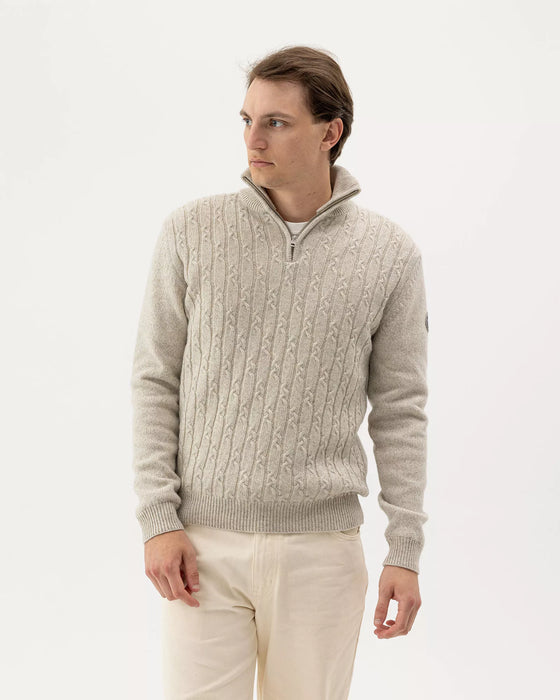 (Holebrook) Alvin T-neck Windproof Sweater  - Chai (Men's)