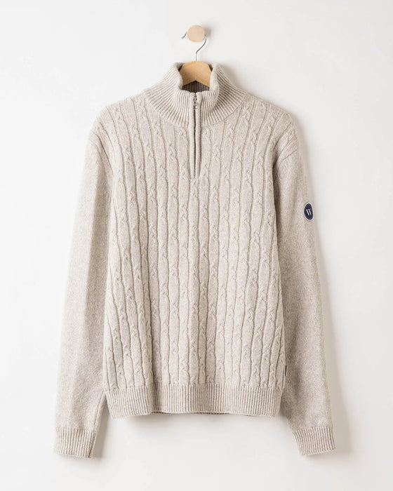 (Holebrook) Alvin T-neck Windproof Sweater  - Chai (Men's)