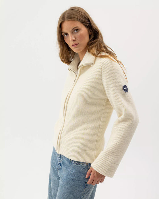 (Holebrook) Essie Fullzip Windproof - Whisper White (Women's)