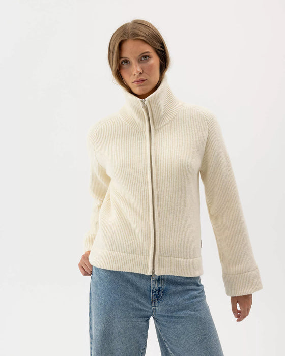 (Holebrook) Essie Fullzip Windproof - Whisper White (Women's)