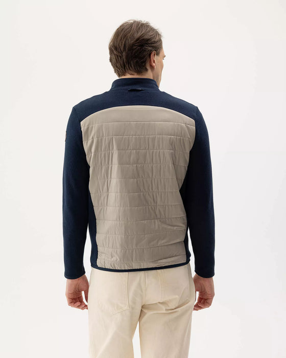 (Holebrook) - Peder Full Zip Windproof Jacket - Navy/Khaki (Men's)