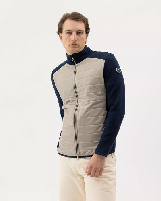 (Holebrook) - Peder Full Zip Windproof Jacket - Navy/Khaki (Men's)