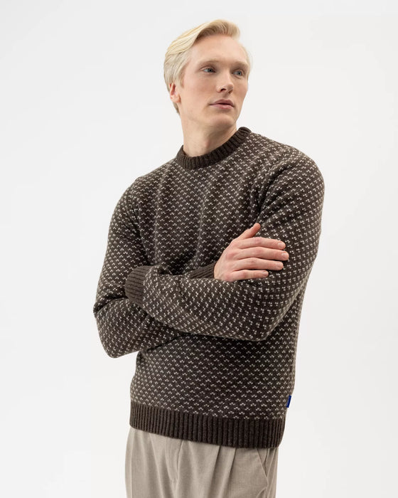 (Holebrook) Torsten Crew - Brown Mel/ Whisper White (Men's)