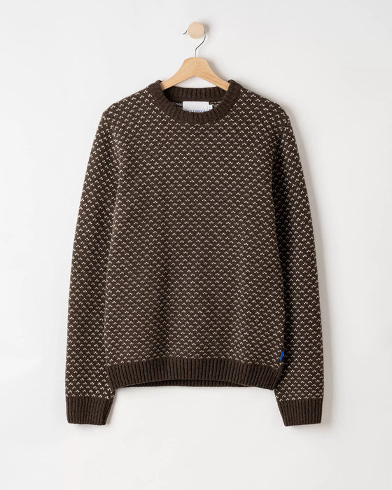 (Holebrook) Torsten Crew - Brown Mel/ Whisper White (Men's)