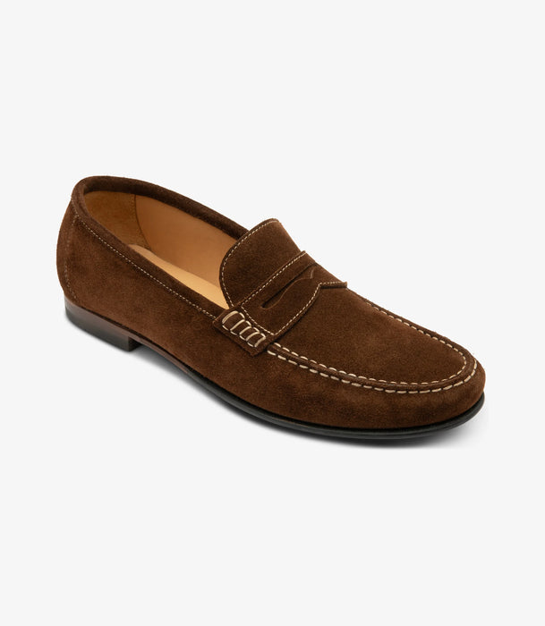 (Loake) Jefferson Suede Loafer - Brown (Men's)