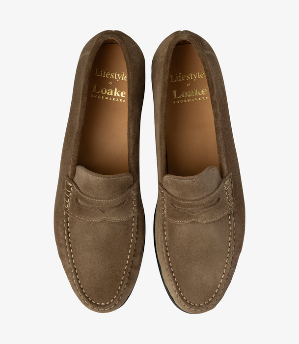 (Loake) Jefferson Suede Loafer (Men's)
