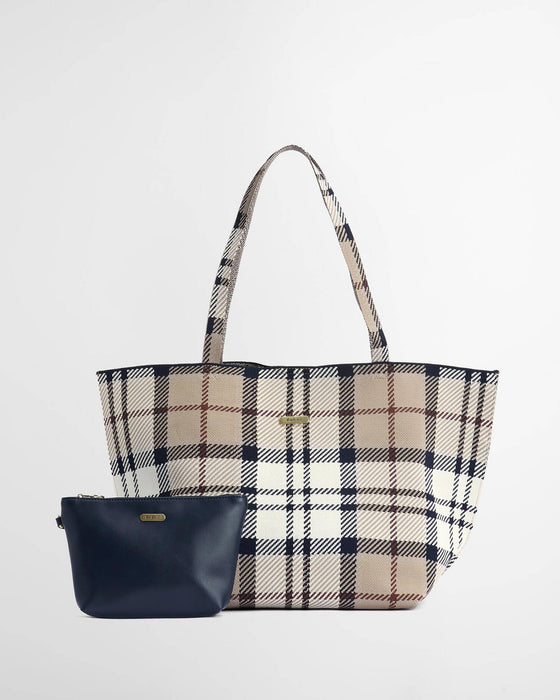 (Barbour) Layla Large Tote Bag - Rosewood Tartan (Women's)
