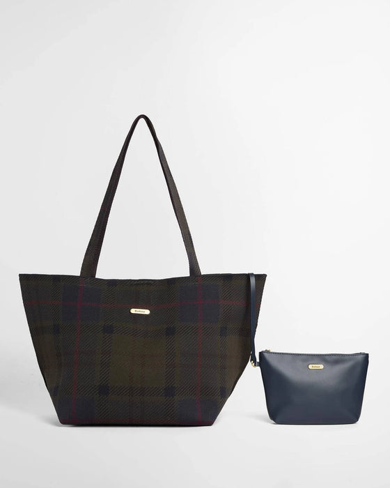 (Barbour) Layla Large Tote Bag - Shadow Tartan (Women's)