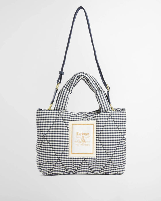 (Barbour) Riah Mini Quilted Tote Bag - Gingham (Women's)