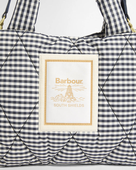 (Barbour) Riah Mini Quilted Tote Bag - Gingham (Women's)