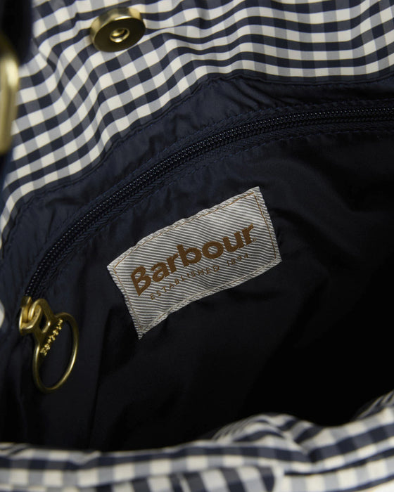 (Barbour) Riah Mini Quilted Tote Bag - Gingham (Women's)