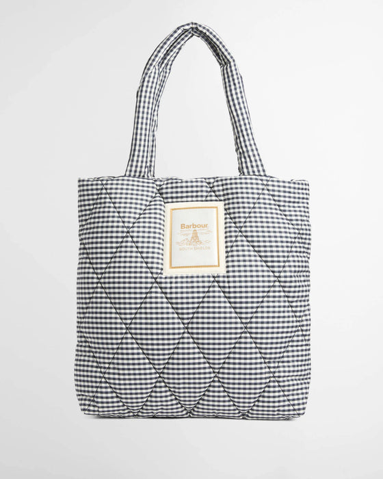 (Barbour) Riah Quilted Tote Bag - Gingham (Women's)