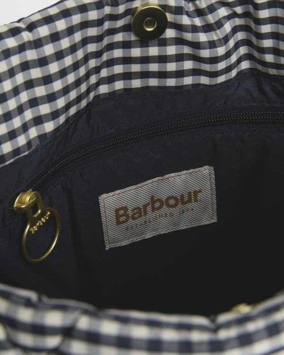 (Barbour) Riah Quilted Tote Bag - Gingham (Women's)