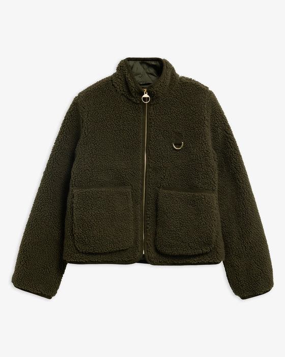 (Barbour) Mabel Fleece - Olive (Women's)