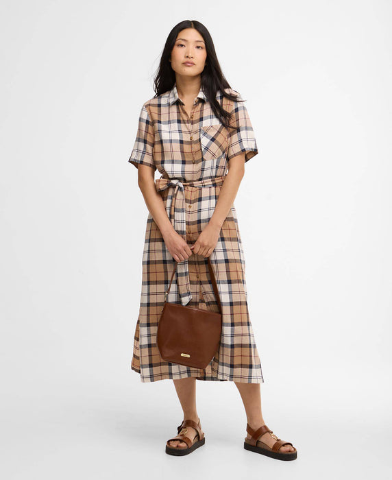 (Barbour) Fern Tartan Midi Dress (Women's)