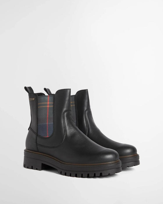 (Barbour) Amberley Waterproof Leather Chelsea Boots - Black (Women's)