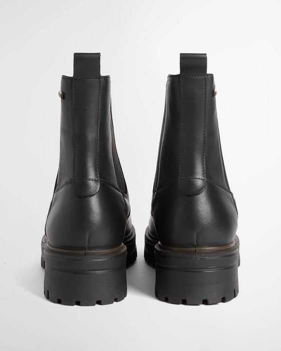 (Barbour) Amberley Waterproof Leather Chelsea Boots - Black (Women's)