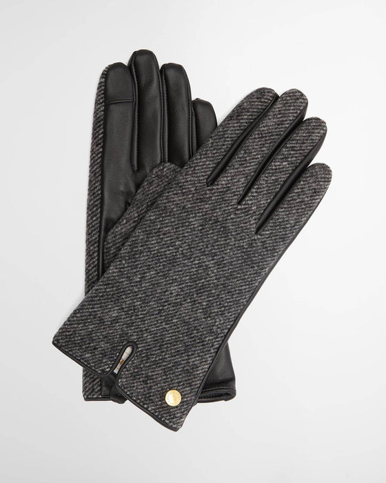 (Barbour) Bothal Gloves - Charcoal Grey (Women's)