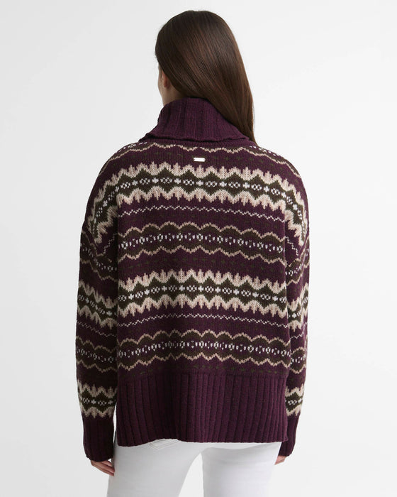 (Barbour) Helen Knitted Jumper - Fig (Women's)
