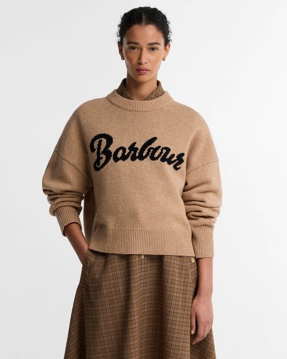 (Barbour) Ivybridge Crew Neck Jumper - Warm Trench (Women's)