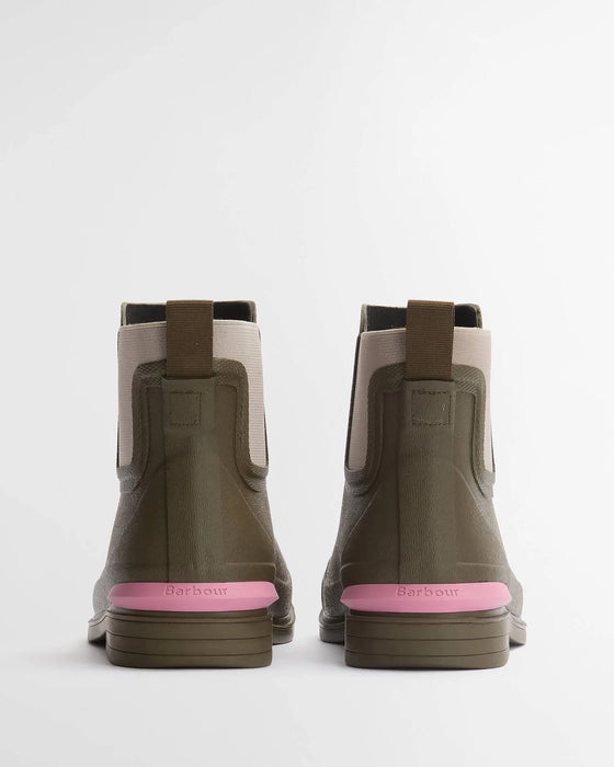 (Barbour) Abbeyfield Packable Ankle Wellingtons - Olive (Women's)