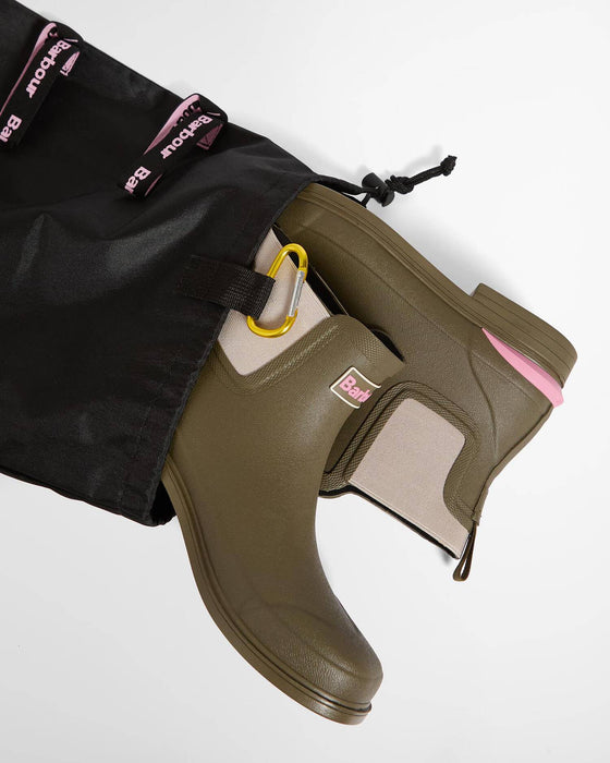 (Barbour) Abbeyfield Packable Ankle Wellingtons - Olive (Women's)