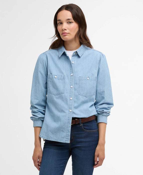 (Barbour) Zaria Long Sleeved Shirt - Chambray (Women's)