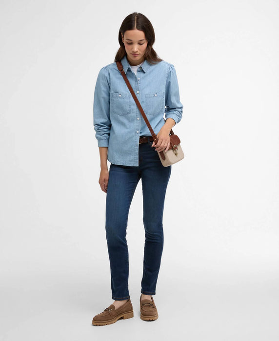 (Barbour) Zaria Long Sleeved Shirt - Chambray (Women's)